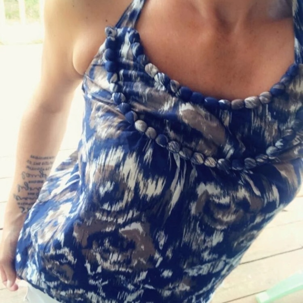 Gorgeous Loft Summer Halter Blouse